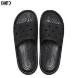  Dép Nam Big Size Classic V2 – Crocs Black Quai Ngang Êm Nhẹ Size 45–50 
