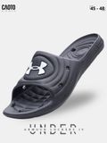  Dép Đúc Quai Ngang Nam Big Size Under Armour - Lockers IV Đi Biển Black Size 45 -48 