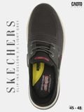  Giày Sneaker Nam Big Size Skecher Slip-ins Delson 3.0 - Canvas Casual Light Grey Size 45–50 