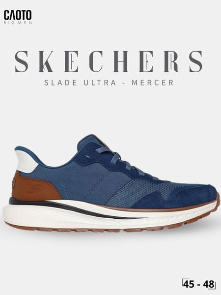 giày sneaker nam big size Skecher Slade Ultra Mercer xanh size 45 46 47 48