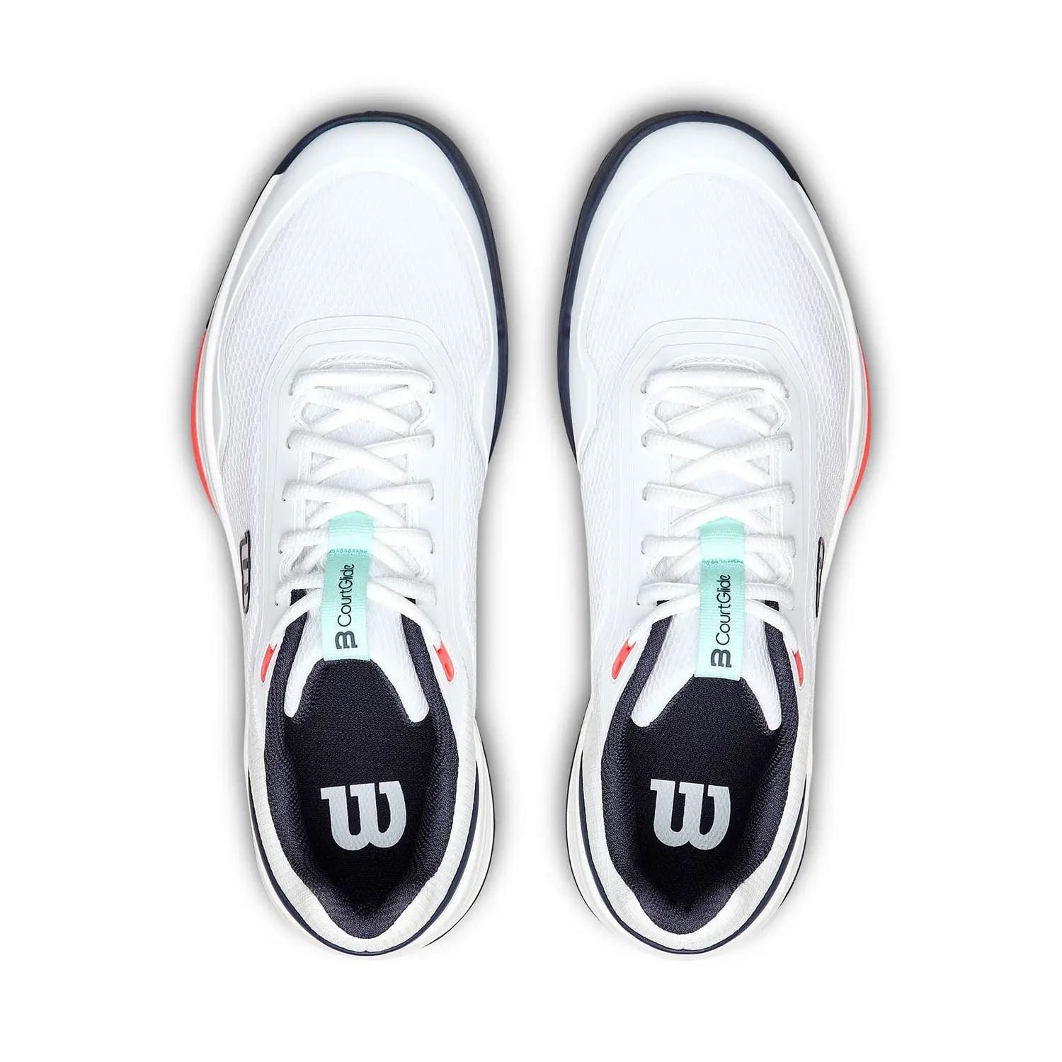  Giày Thể Thao Nam Big Size Wilson Courtglide Trắng Xanh Navy Cam – Size 45–49 