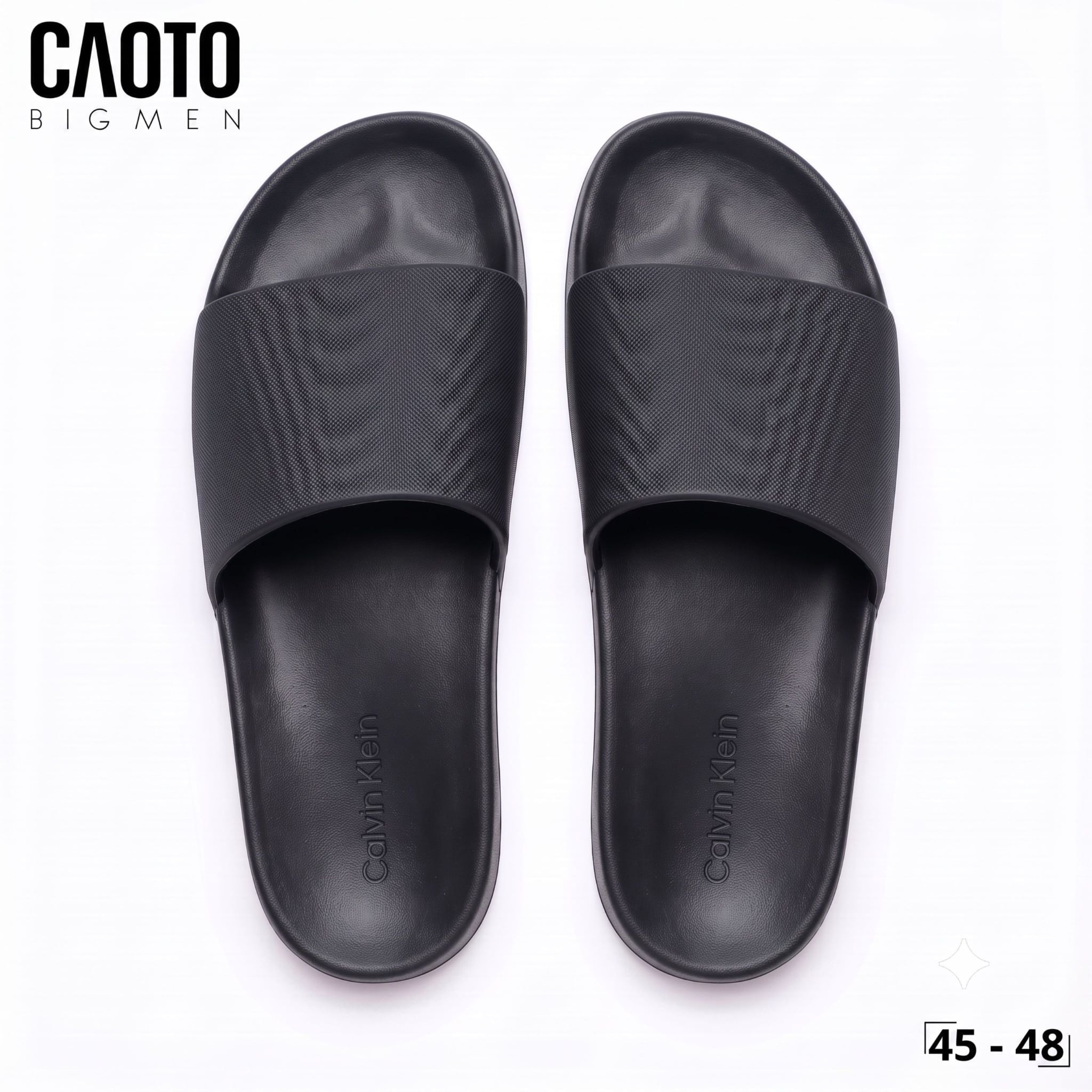  Dép Quai Ngang Nam Big Size Calvin Klein Màu Đen Size 45 - 46 