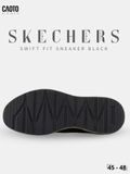 Giày Sneaker Nam Big Size Skecher Swift Fit Canvas Casual Black Size 45–50 