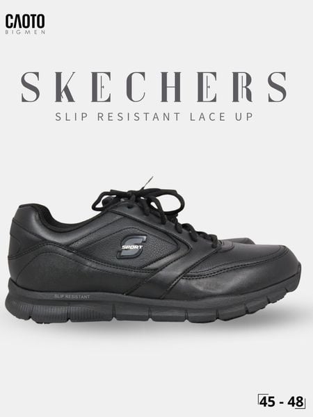 giày sneaker nam big size Skecher đen chống trượt giày nam size 45 46 47 48 50