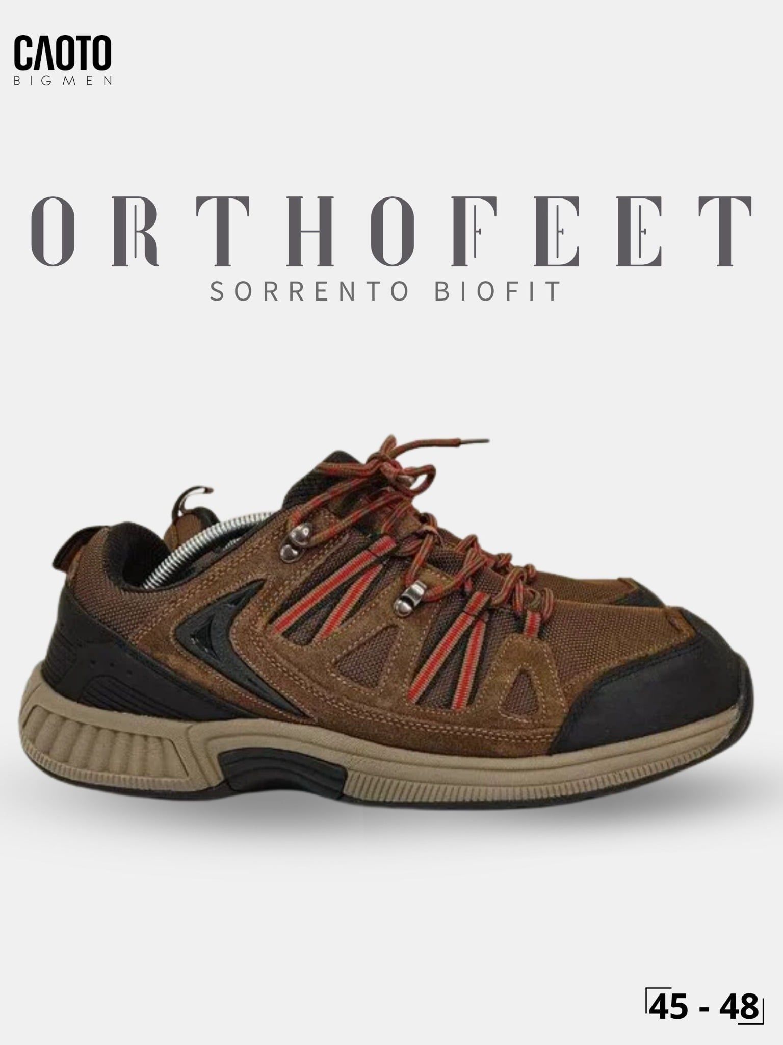  Giày Thể Thao Nam Big Size Orthofeet Sorrento BioFit Êm Ái Thoải Mái Size 45 - 48 
