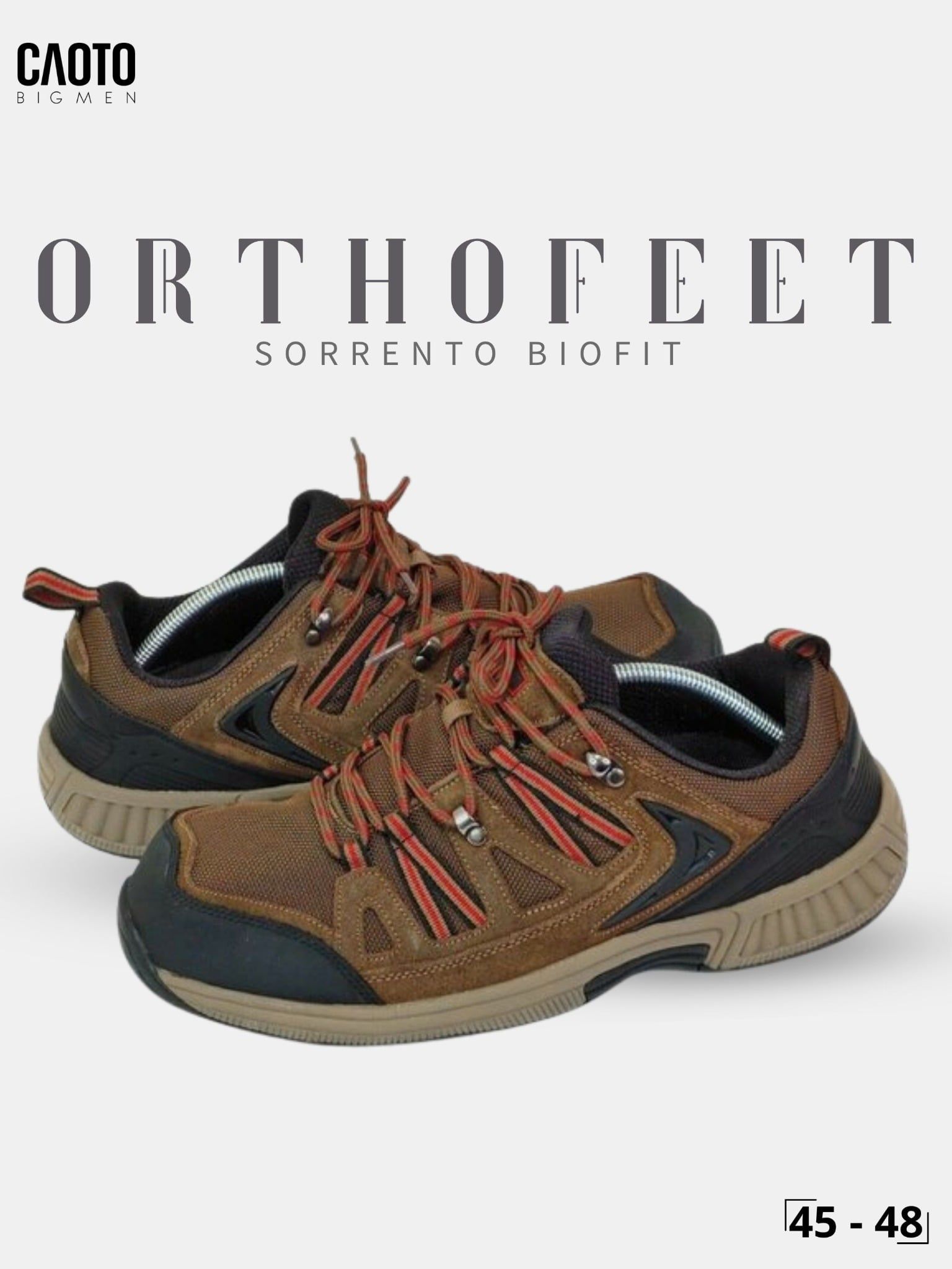  Giày Thể Thao Nam Big Size Orthofeet Sorrento BioFit Êm Ái Thoải Mái Size 45 - 48 