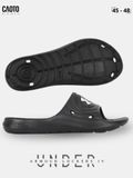  Dép Đúc Quai Ngang Nam Big Size Under Armour - Lockers IV Đi Biển Black Size 45 -48 