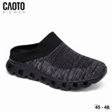  Dép Nam Bigsize Slip-on Cloud Step Black Đế Mềm Êm Chân 