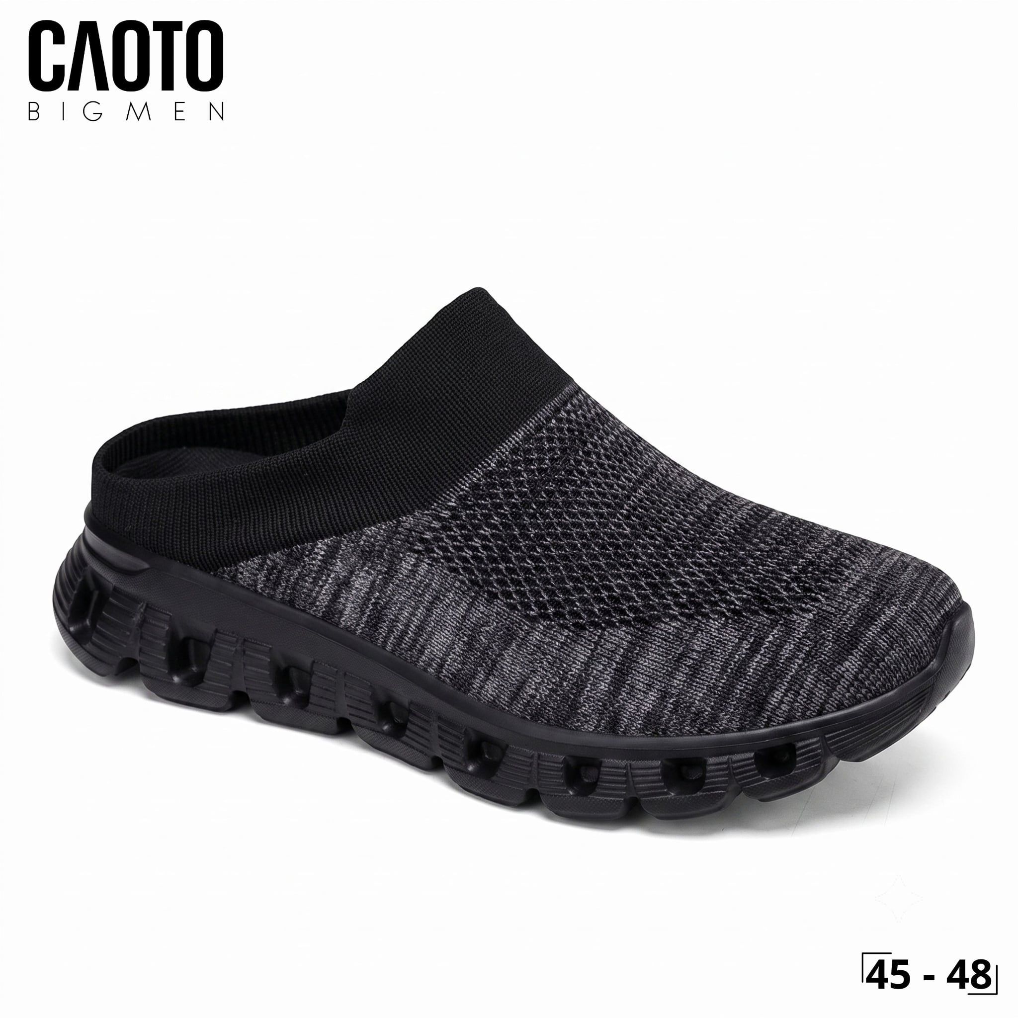  Dép Nam Bigsize Slip-on Cloud Step Black Đế Mềm Êm Chân 