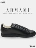  Giày Sneaker Nam Big Size Armami Exchange Paris Premium Low Black Thời Trang Phong Cách Size 45 - 48 
