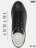  Giày Sneaker Nam Big Size Armami Exchange Paris Premium Low Black Thời Trang Phong Cách Size 45 - 48 
