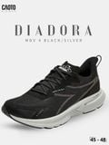  Giày Chạy Bộ Nam Big Size Diadora Mythos Blushield Volo 4 Black/silver Nhẹ, Bền Size 45 - 48 