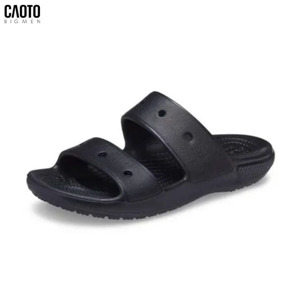  Dép Nam Big Size Classic – Crocs Black Êm Nhẹ All-Day Comfort Size 45–50 