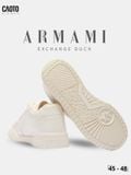  Giày Sneaker Nam Big Size Armami Exchange Exchange Duck White Thời Trang Phong Cách Size 45 - 48 