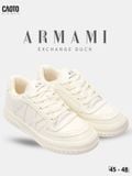  Giày Sneaker Nam Big Size Armami Exchange Exchange Duck White Thời Trang Phong Cách Size 45 - 48 