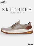  Giày Sneakers Nam Big Size Meroe Alden – Skechers Taupe Canvas Casual Size 45–50 