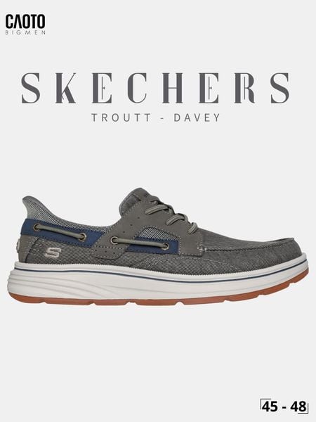  Giày Sneaker Lười Nam Big Size Skechers Slip-ins Troutt Davey Xỏ Nhanh Size 45 - 48 