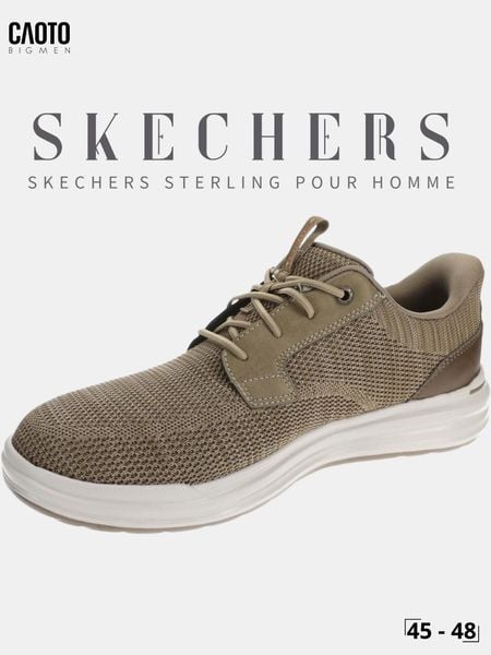  Giày Lười Nam Big Size Skechers Sterling Ramone Bungee Size 45 - 48 
