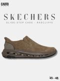  Giày Lười Nam Big Size Skechers Cade Radcliffe Nâu Taupe Size 45 - 48 