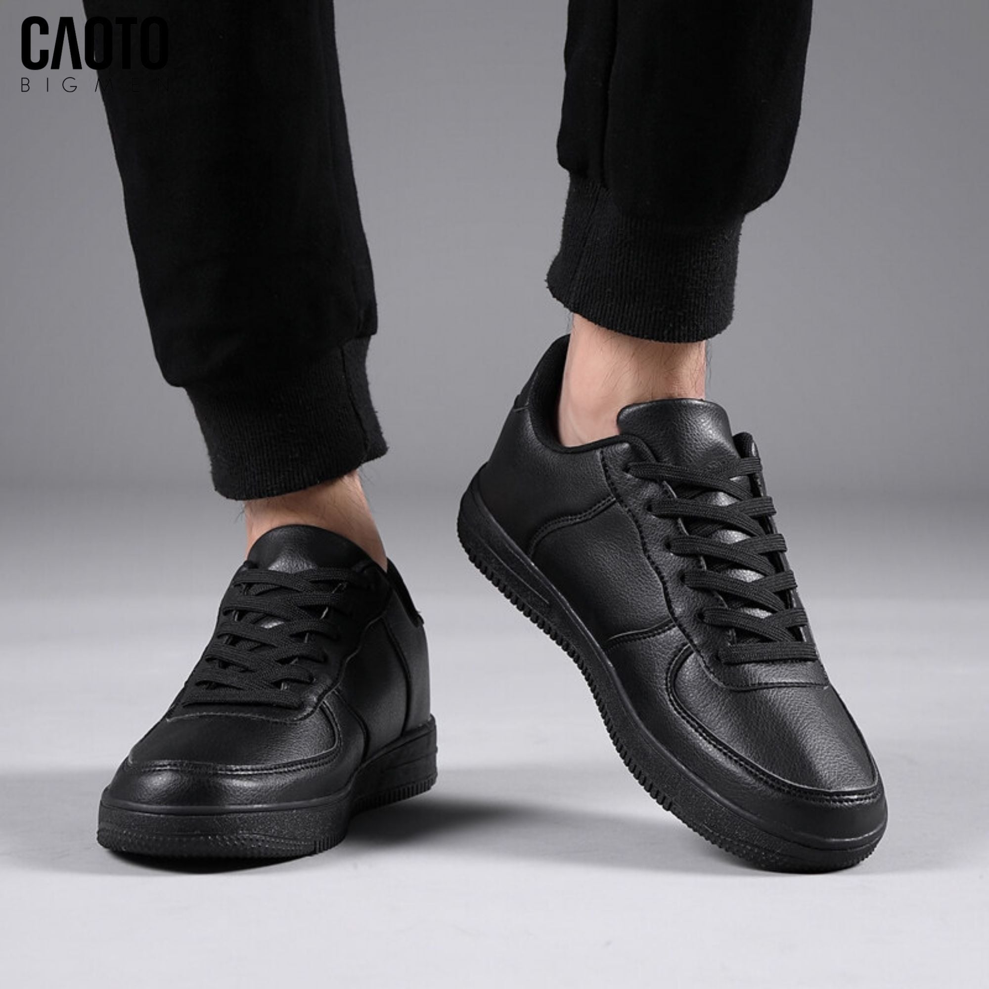  Giày Sneaker Nam Big Size Wreck-One Black – Tối Giản, Size 45–48 