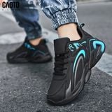  Giày Thể Thao Nam Big Size Generic Black & Neon Blue – Sneaker Cá Tính, Size 45–48 