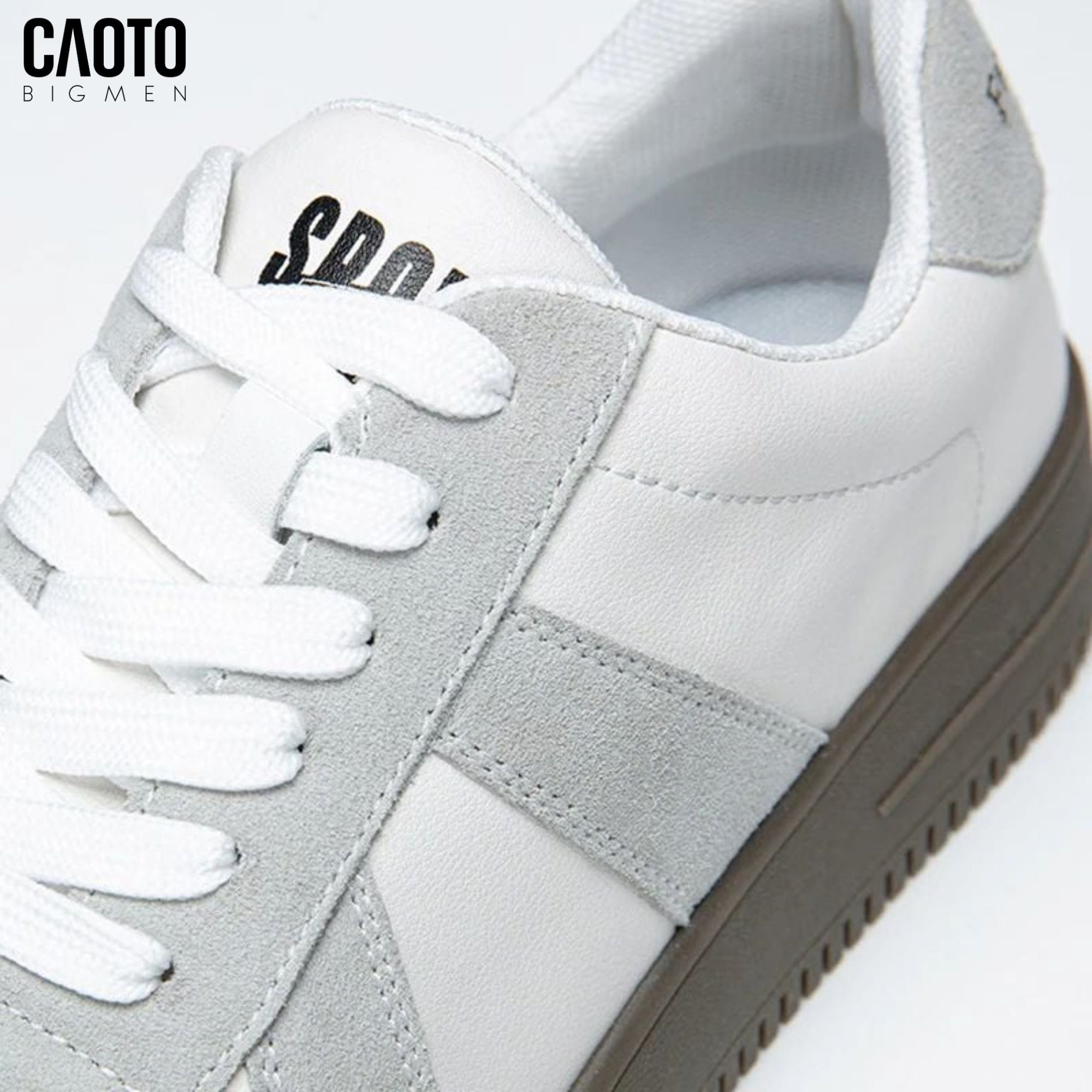  Giày Sneaker Nam Big Size Classic Fit White – Thoải Mái, Dễ Phối Đồ – Size 45–49 