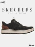  Giày Lười Nam Big Size Skechers Slip-ins Relaxed Fit Sterling Ramone Black Êm Chân Size 45 - 48 