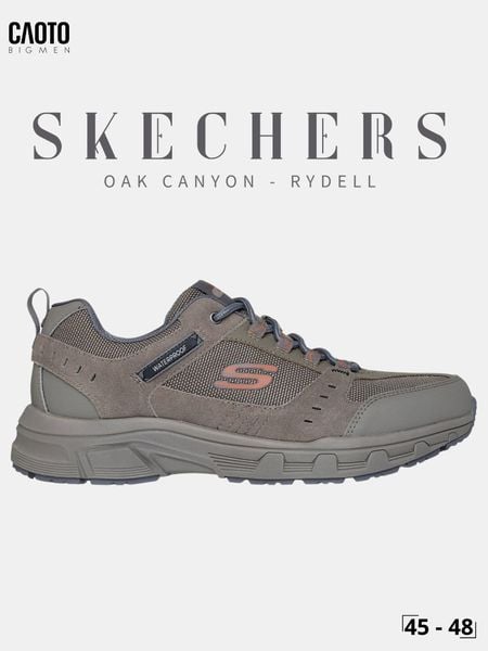  Giày Nam Big Size Skechers Oak Canyon Rydell Navy Chống Nước Size 45 - 48 