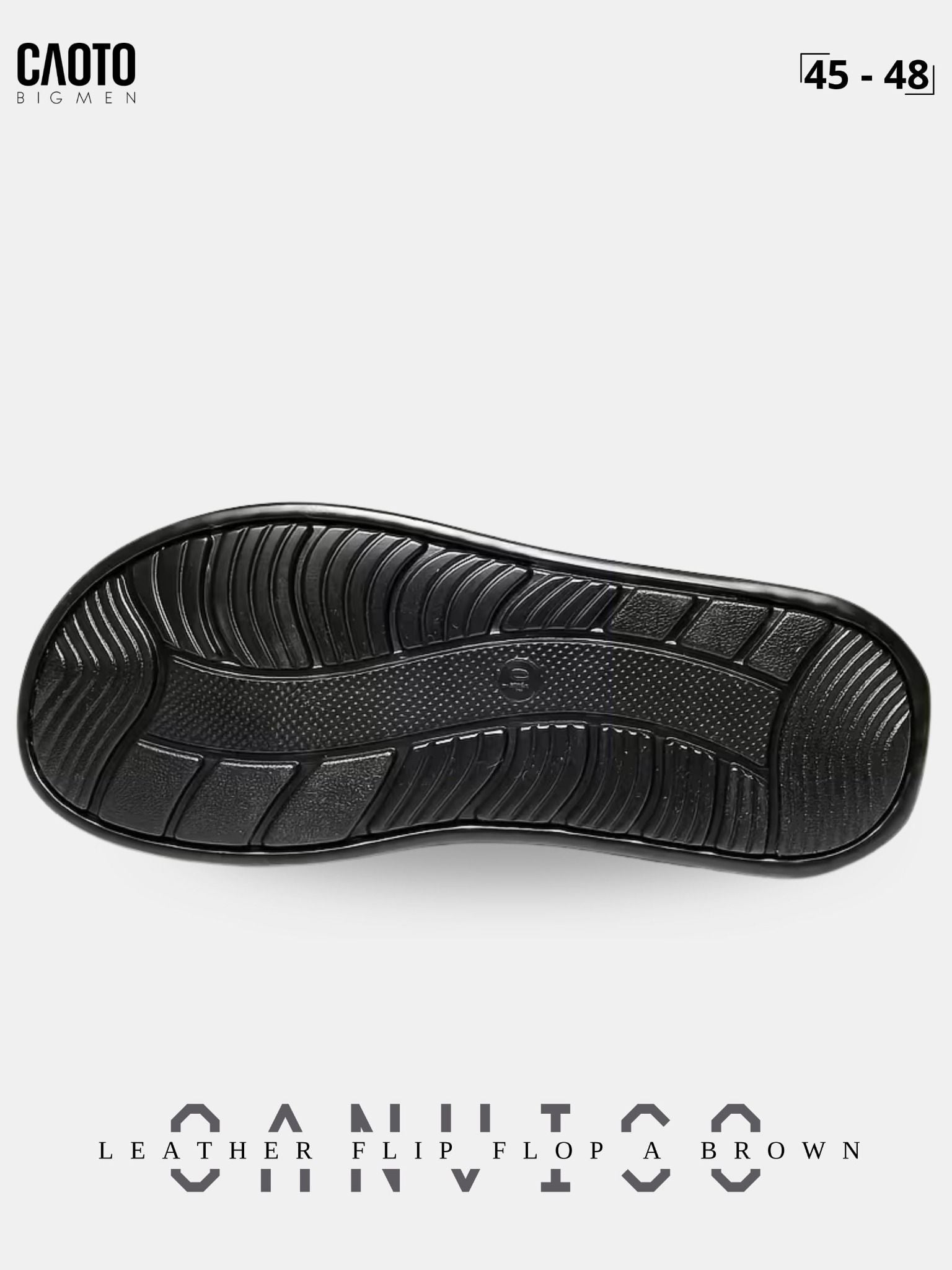  Giày Sandal Xỏ Ngón Nam Big Size Oanviso - A Grey Da Pu Sang Trọng Size 45 - 48 