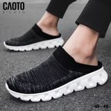  Dép Nam Bigsize Slip-on Cloud Step Dark Grey Đế Mềm Êm Chân 