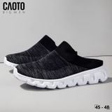  Dép Nam Bigsize Slip-on Cloud Step Dark Grey Đế Mềm Êm Chân 