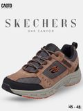  Giày Sneaker Nam Big Size Skecher Oak Canyon – Canvas Casual & Dress Brown Size 45–50 