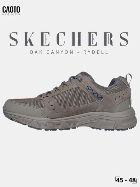  Giày Nam Big Size Skechers Oak Canyon Rydell Navy Chống Nước Size 45 - 48 