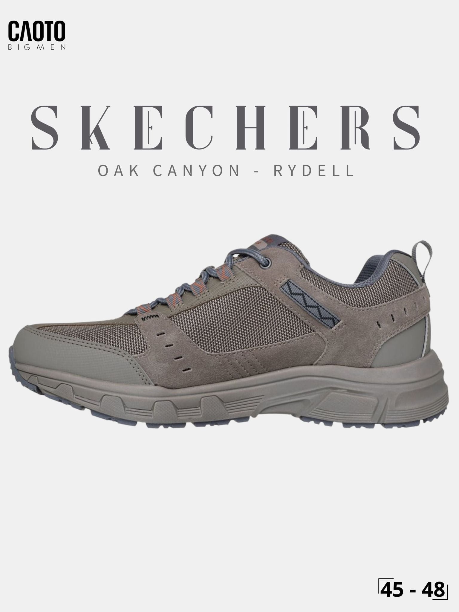  Giày Nam Big Size Skechers Oak Canyon Rydell Navy Chống Nước Size 45 - 48 