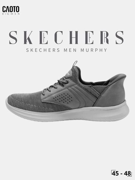  Giày Sneaker Nam Big Size S Sport By Skechers Murphy Slip On Êm Chân Size 45 - 48 