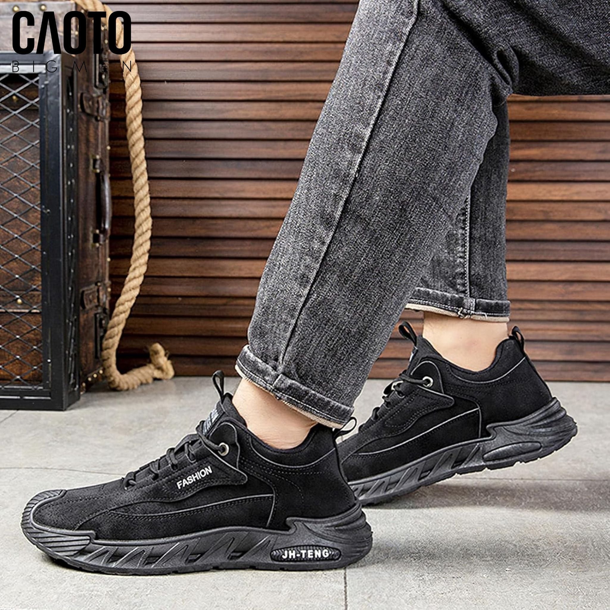  Giày Sneaker Nam Big Size Rogue Black Đế Chunky Size 45-48 