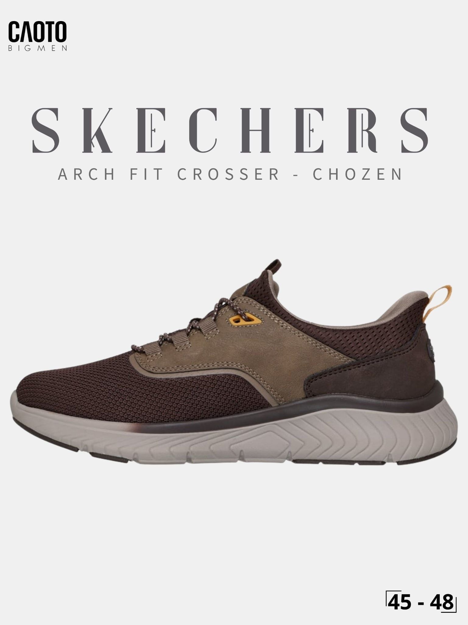  Giày Sneaker Nam Big Size Skechers Arch Fit Crosser Chozen Size 45 - 48 - S001 