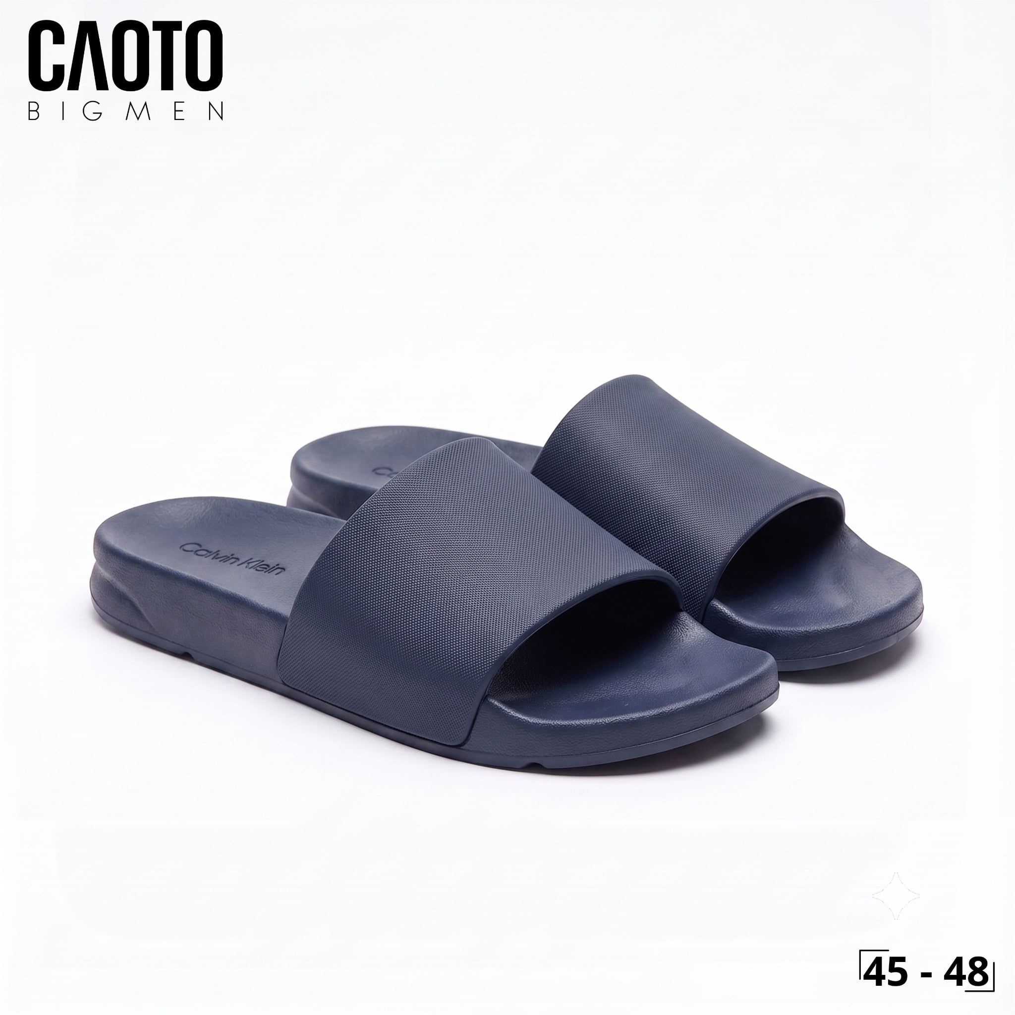  Dép Quai Ngang Nam Big Size Calvin Klein Màu Navy Size 45 - 46 