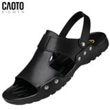 Giày Sandal Nam Big Size Strider Black Đế Chống Trượt Bền Chắc Size 45-52 