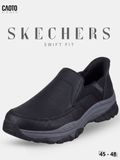  Giày Sneaker Nam Big Size Skecher Swift Fit – Leather Casual Black Size 45–50 
