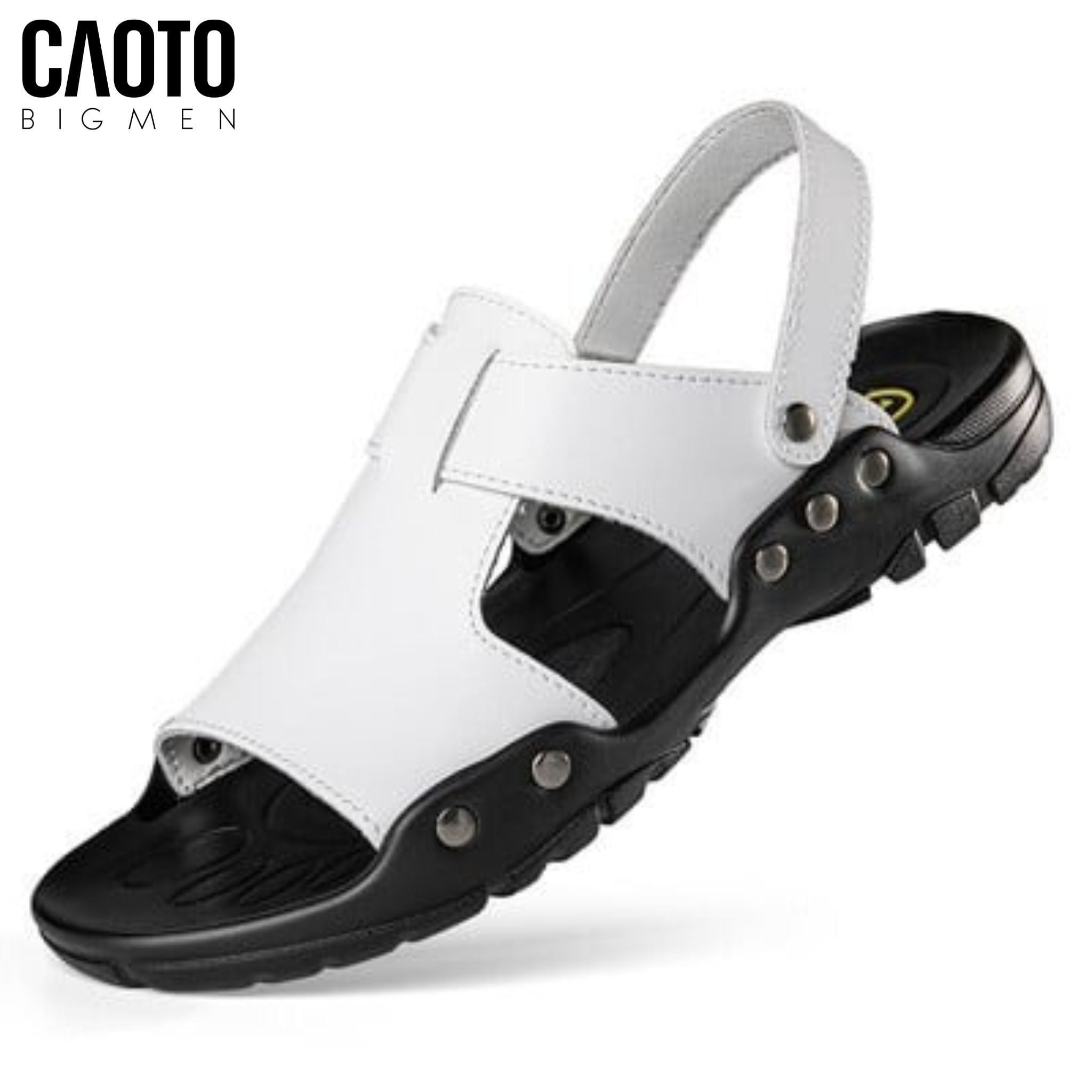  Giày Sandal Nam Big Size Strider White Đế Chống Trượt Bền Chắc Size 45-52 