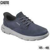  Giày Sneakers Nam Big Size Garza Thaddeus – Skechers Xanh Navy Canvas Casual Size 45–50 