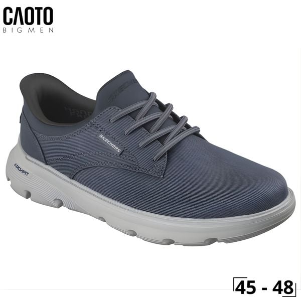  Giày Sneakers Nam Big Size Garza Thaddeus – Skechers Xanh Navy Canvas Casual Size 45–50 
