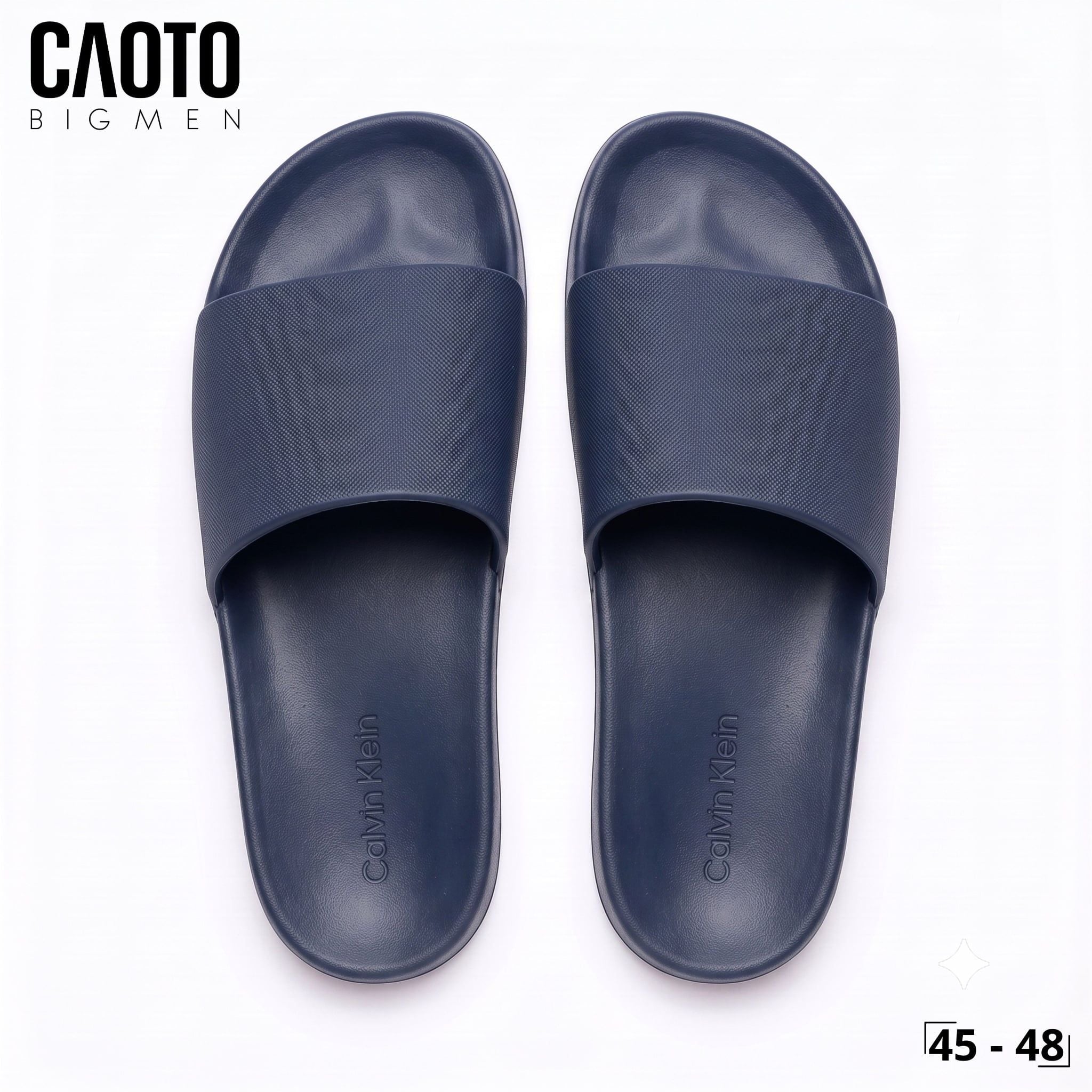  Dép Quai Ngang Nam Big Size Calvin Klein Màu Navy Size 45 - 46 
