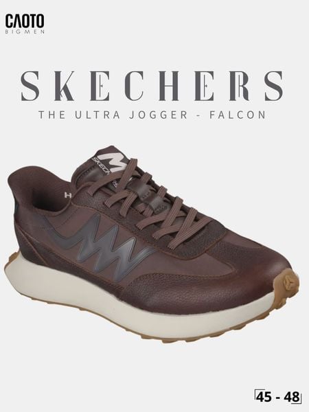  Giày Sneaker Nam Big Size Skechers Mark Nason Ultra Jogger Falcon Red Brown Êm Chân Size 45 - 48 