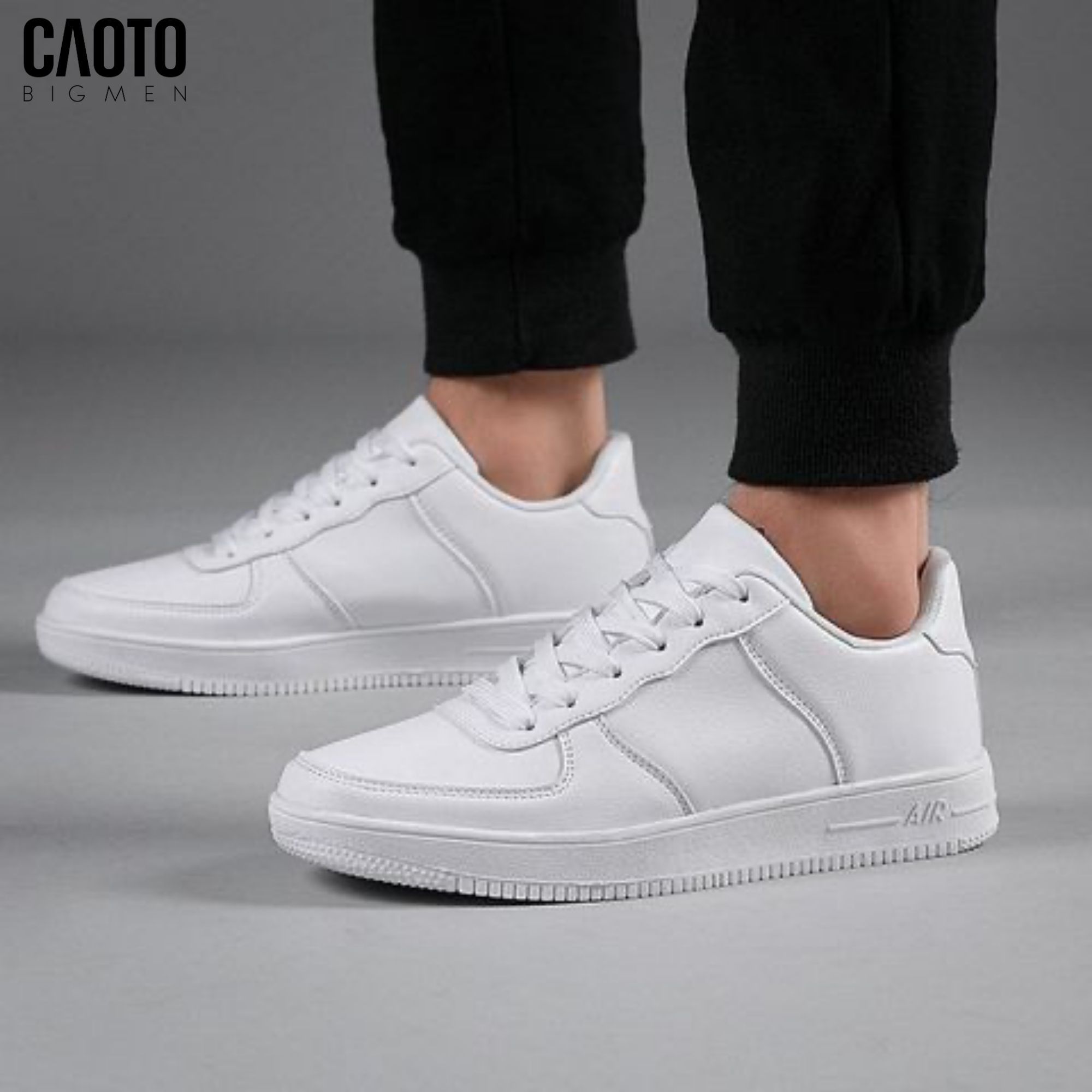  Giày Sneaker Nam Big Size Wreck-One White – Đơn Giản, Tinh Tế – Size 44–48 