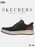  Giày Lười Nam Big Size Skechers Slip-ins Relaxed Fit Sterling Ramone Black Êm Chân Size 45 - 48 