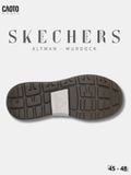  Giày Sneaker Nam Big Size Canvas Skecher Swift Fit Low Black Thời Trang Năng Động Size 45 - 48 