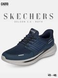  Giày Sneaker Lười Nam Big Size Skechers Slip-ins Slade Luther Xỏ Nhanh Size 45 - 48 