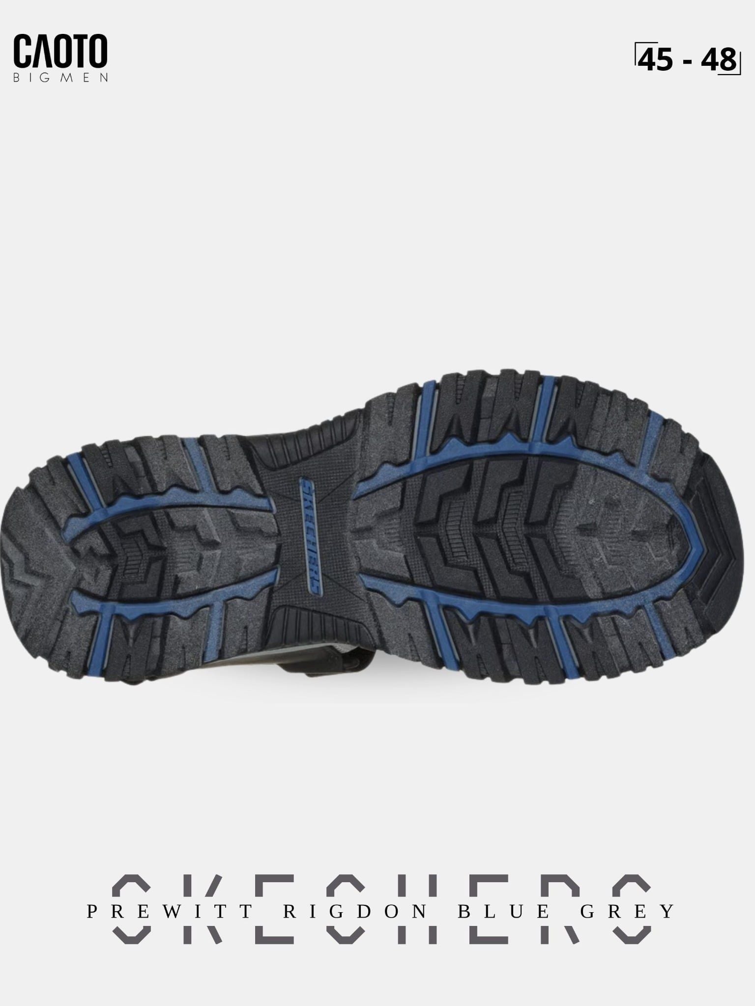 Giày Sandal Nam Big Size Skecher Prewitt Rigdon Blue Grey Êm Ái Thoải Mái Size 45 - 48 